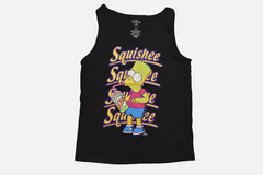 Neff x The Simpsons Mens Bart Simpson Squishee Black Tank Top Shirt New S-XL