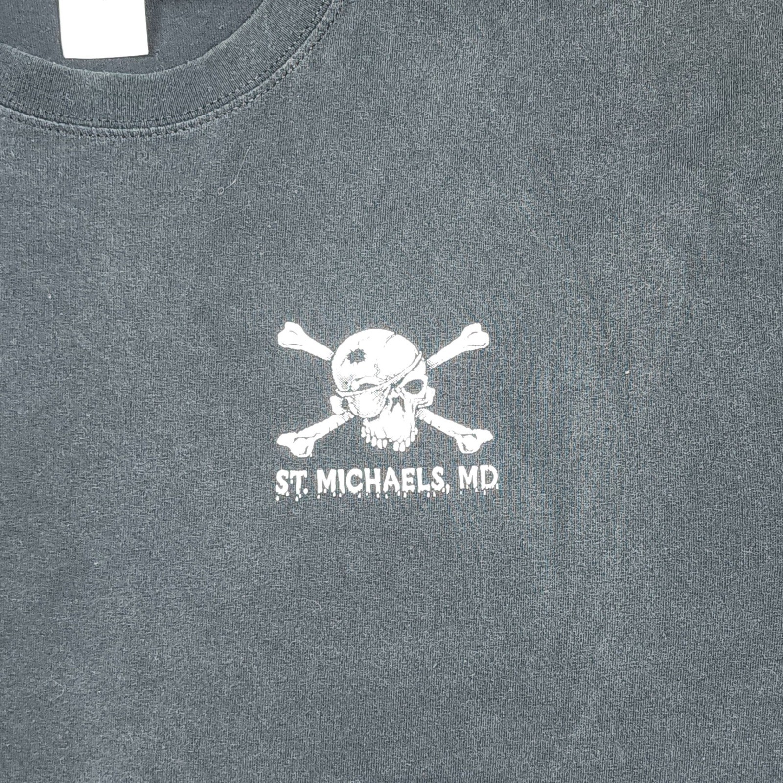 Gildan Pirate T-Shirt Mens XL Black Good St Michaels MD Beatings Will Continue gallery