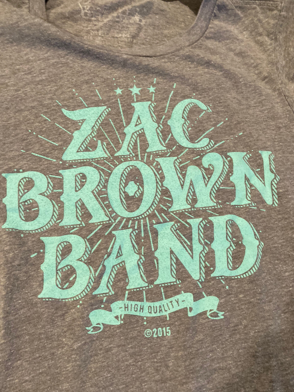 Womens - Zac Brown Band Concert T Shirt - Jekyll & Hyde Tour - Medium gallery