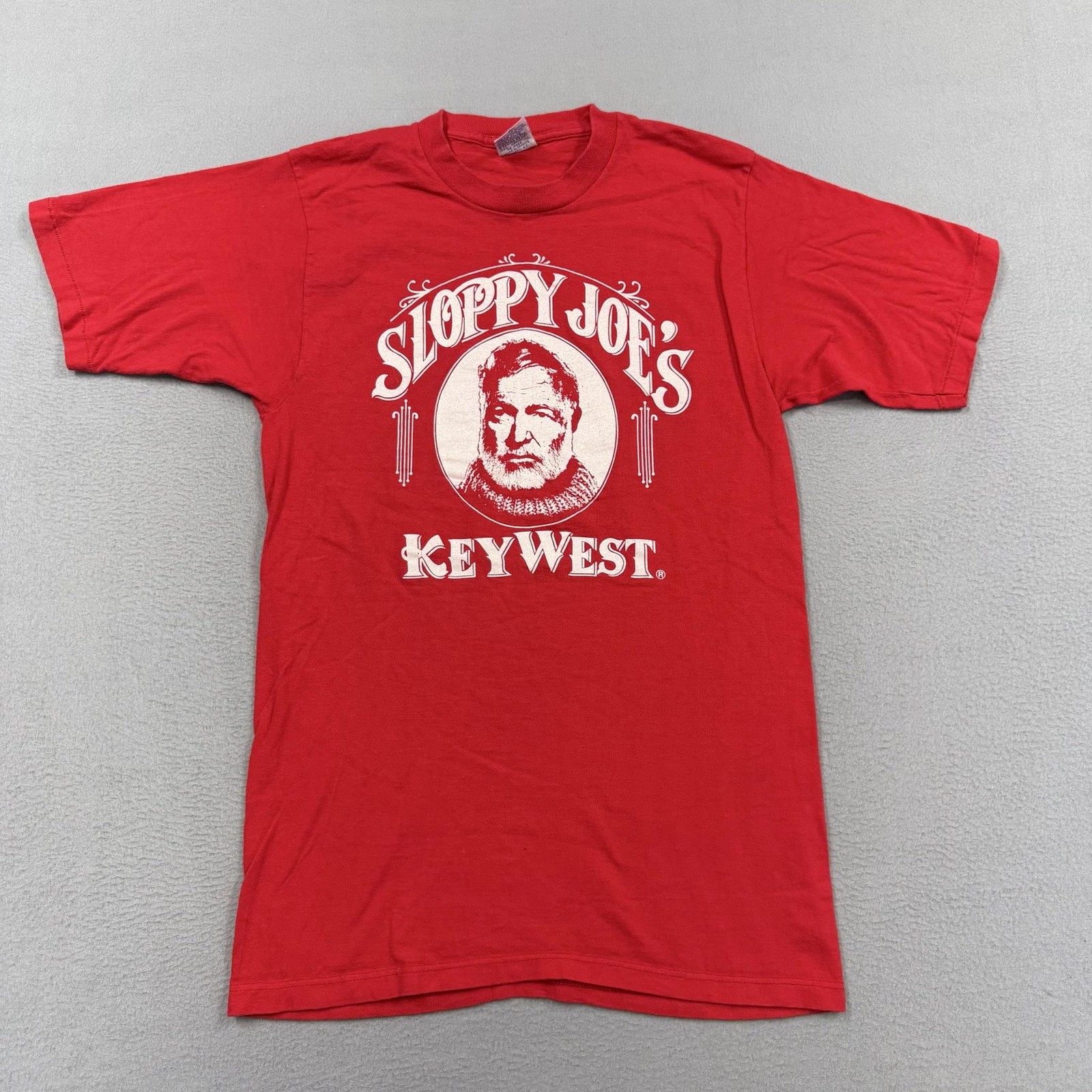 Sloppy Joe's Key West Shirt Mens Large Red Cal Cru Souvenir Graphic T-Shirt Tee gallery