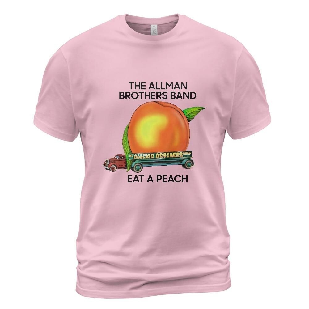 Rare 1970s 70s The Allman Brothers Eat A Peach Light Blue T shirt gallery