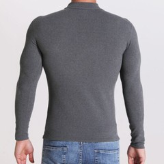 Men’s Mock Turtleneck T-Shirt Long Sleeve Warm Pullover Basic Undershirt Tops