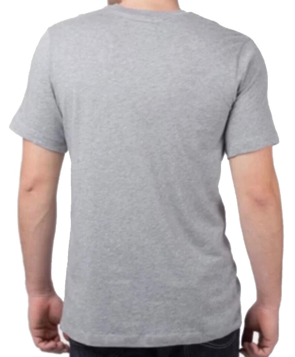 Nike Men's Sportswear Embroidered Swoosh T-shirt Gray-Medium gallery