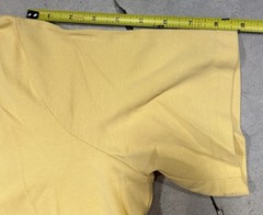 Duluth Trading Co. Men’s Longtail T Short Sleeve Crew Shirt Yellow SM. NWOT B19