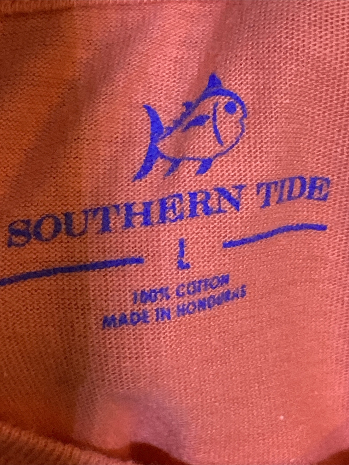 SOUTHERN TIDE Men's Short Sleeve T-Shirt Mens Large Sunkist Coral gallery
