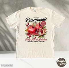 Retro Pomegranate Vintage Graphic Shirt Pomegranate Shirt 90s Style T Shirt F