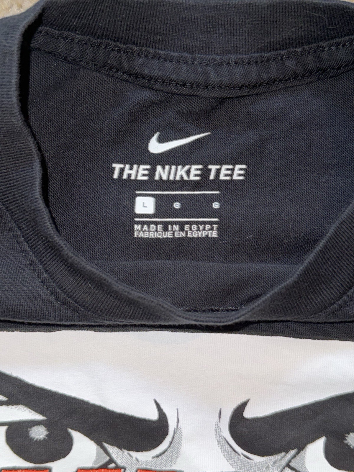 Nike Sportswear Manga Air Black Graphic Tee Men’s L Streetwear Shirt gallery