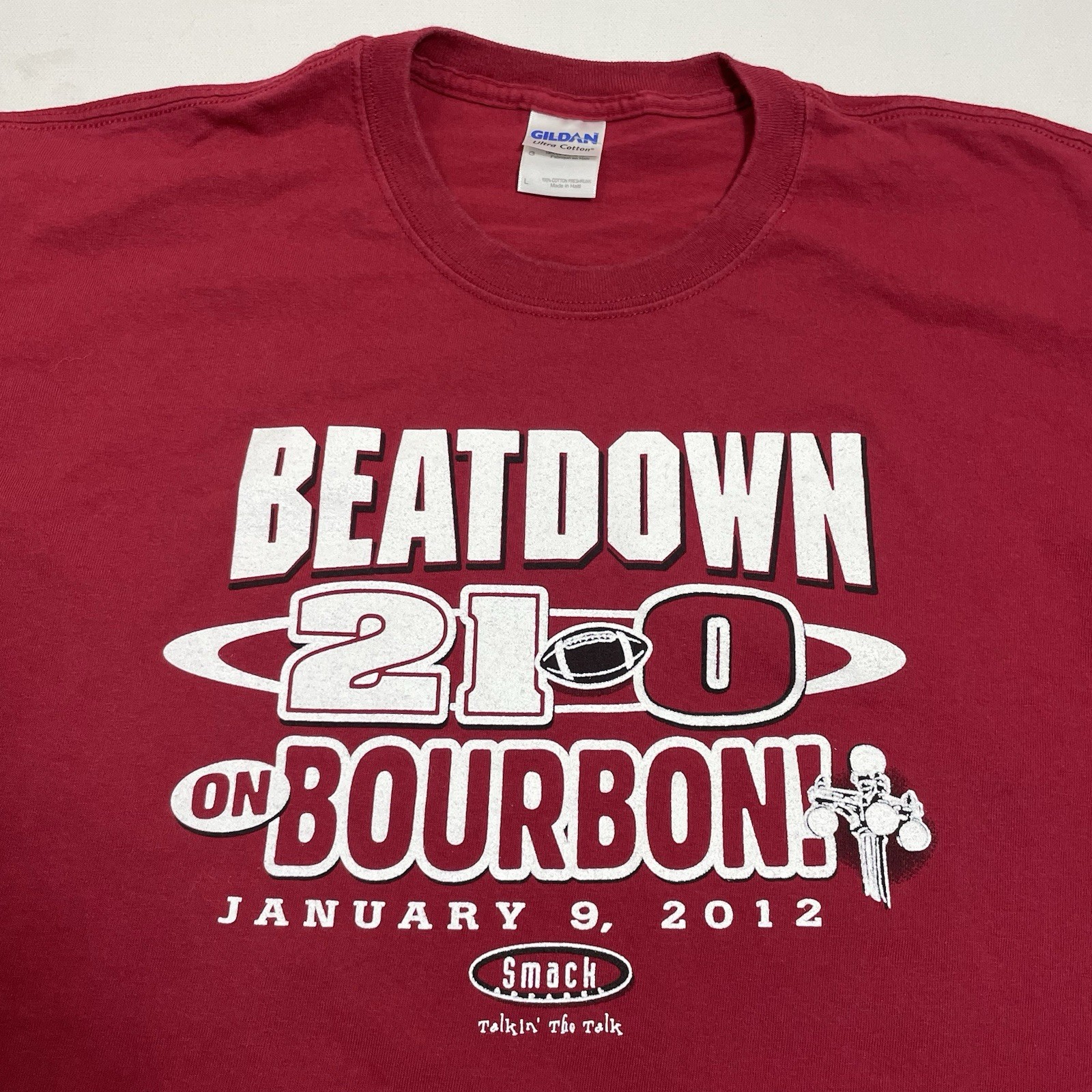 Alabama LSU Shirt Mens Large Red 21-0 Beatdown 2012 Smack Talk gallery