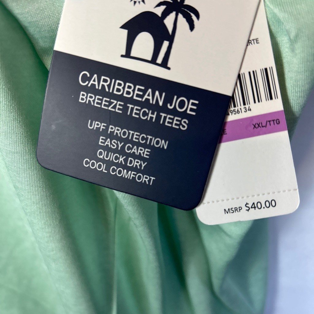 Caribbean Joe island supply UPF protection, long sleeve shirt size XXL gallery