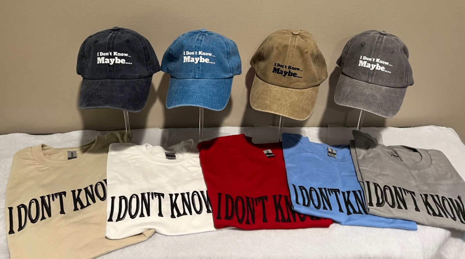 T-shirt & Hat set "I don't know...maybe" gallery