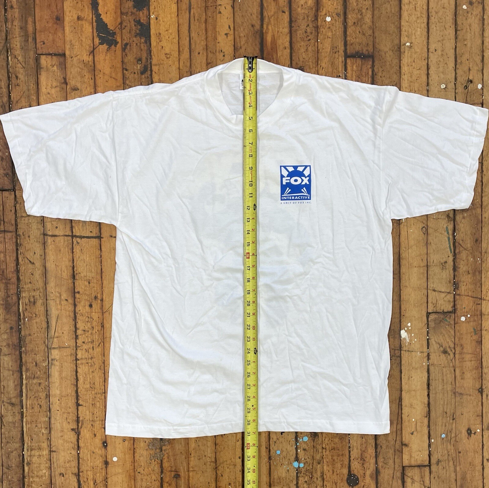 Vintage 1994 The Tick Fox Interactive XL Double Sided White Promo T-Shirt gallery