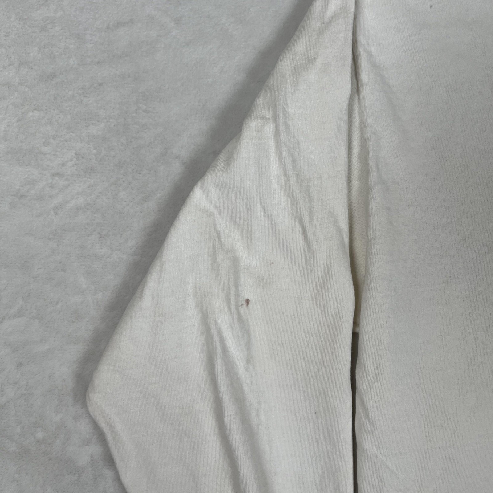 Vintage Navy Long Sleeve T-Shirt Mens XL White Mock Neck Made USA 90s gallery