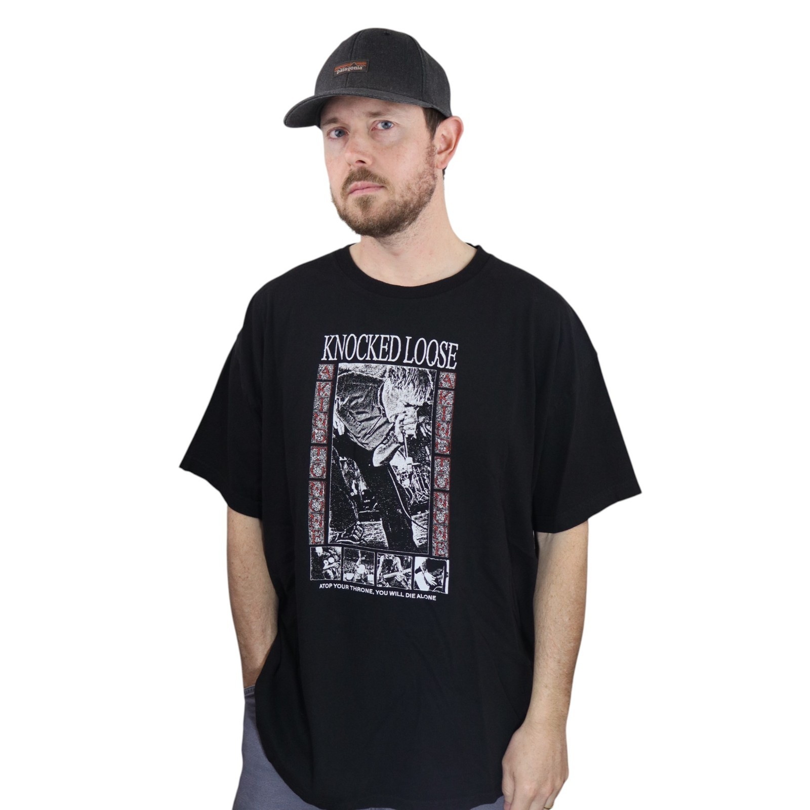 Knocked Loose Upon Loss T Shirt Mens 2XL Black Metalcore A King To None Band Tee gallery