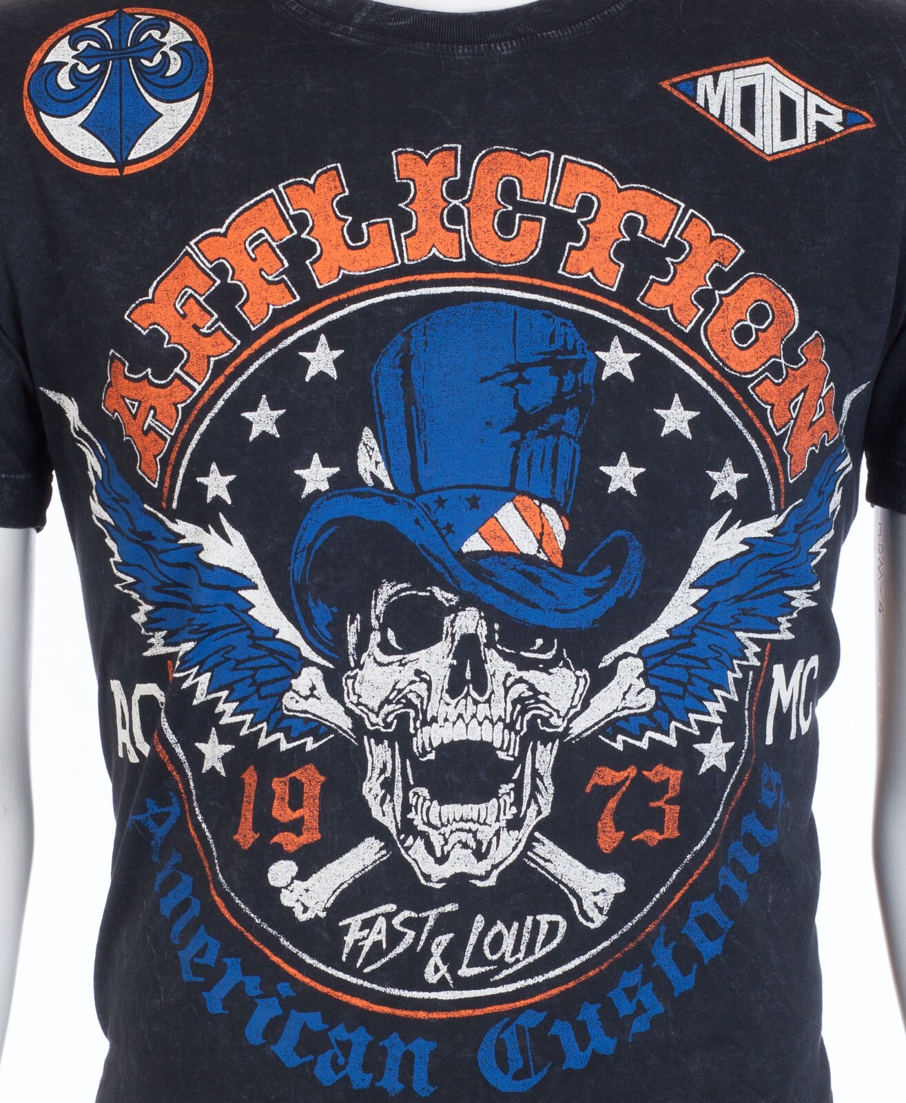 $58 AFFLICTION American Customs STRAIGHT SIX Short Sleeve Slim Fit T-shirt NWT gallery