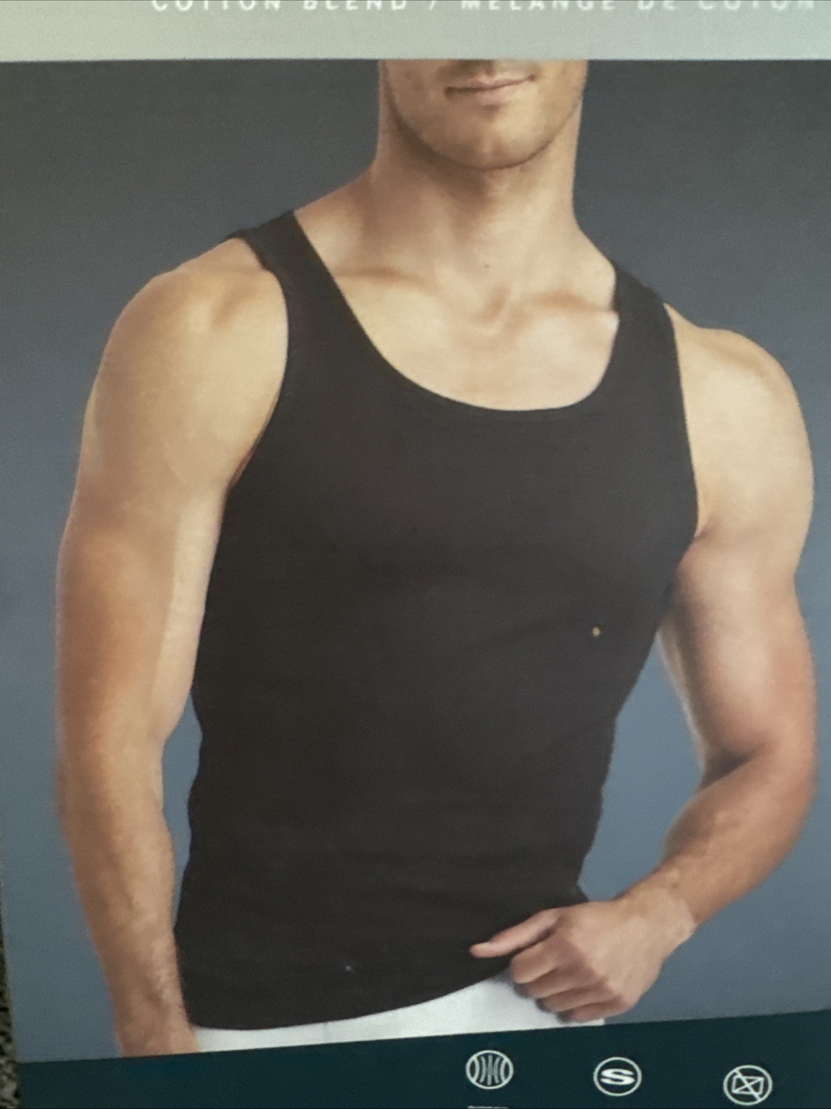 Perry Ellis Cotton Blend Tag Free Medium Size Tank Tops #7300 gallery