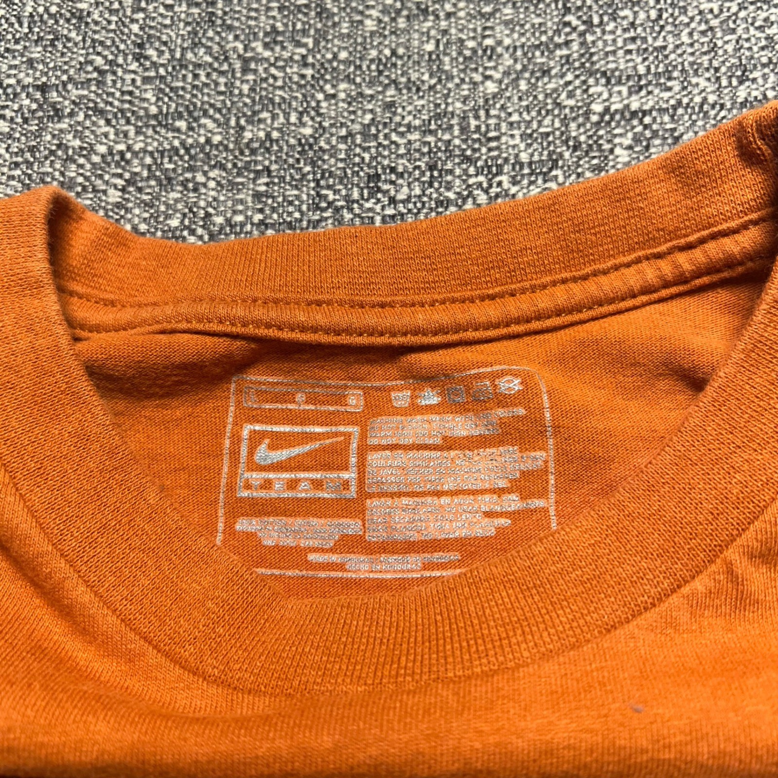 Vintage Y2K Nike Team Texas Longhorns T Shirt Mens Large Burnt Orange NCAA UT gallery