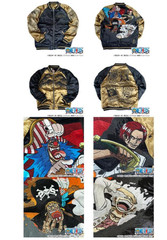 Karakuri Soul x ONE PIECE FOUR EMPERORS Sukajan LUFFY SHANKS BUGGY TEACH