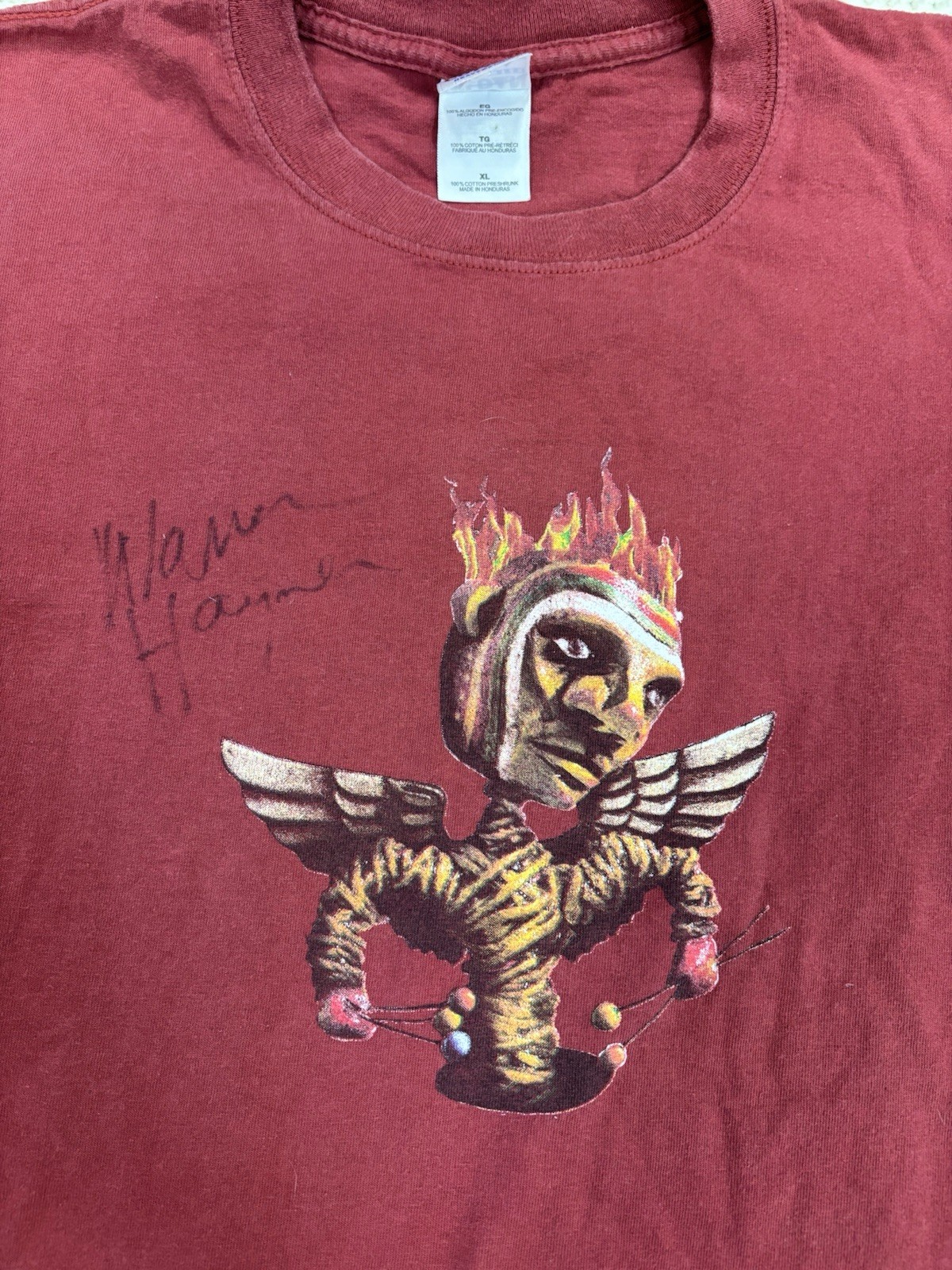 Govt Mule Vintage Warren Haynes Signed T-shirt Size XL gallery