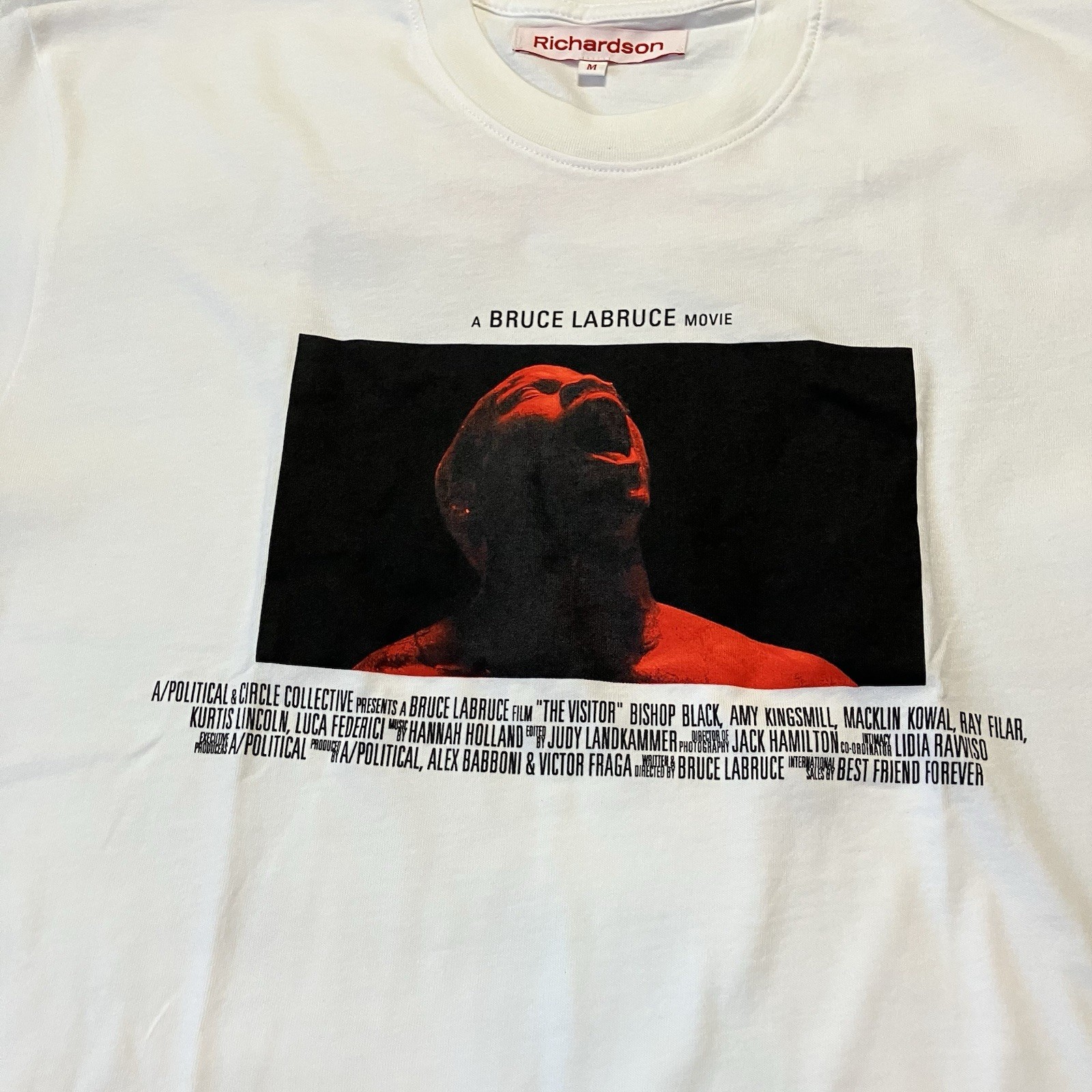 Richardson X Shirt Mens Size M White A Political X Bruce Labruce The Visitor gallery