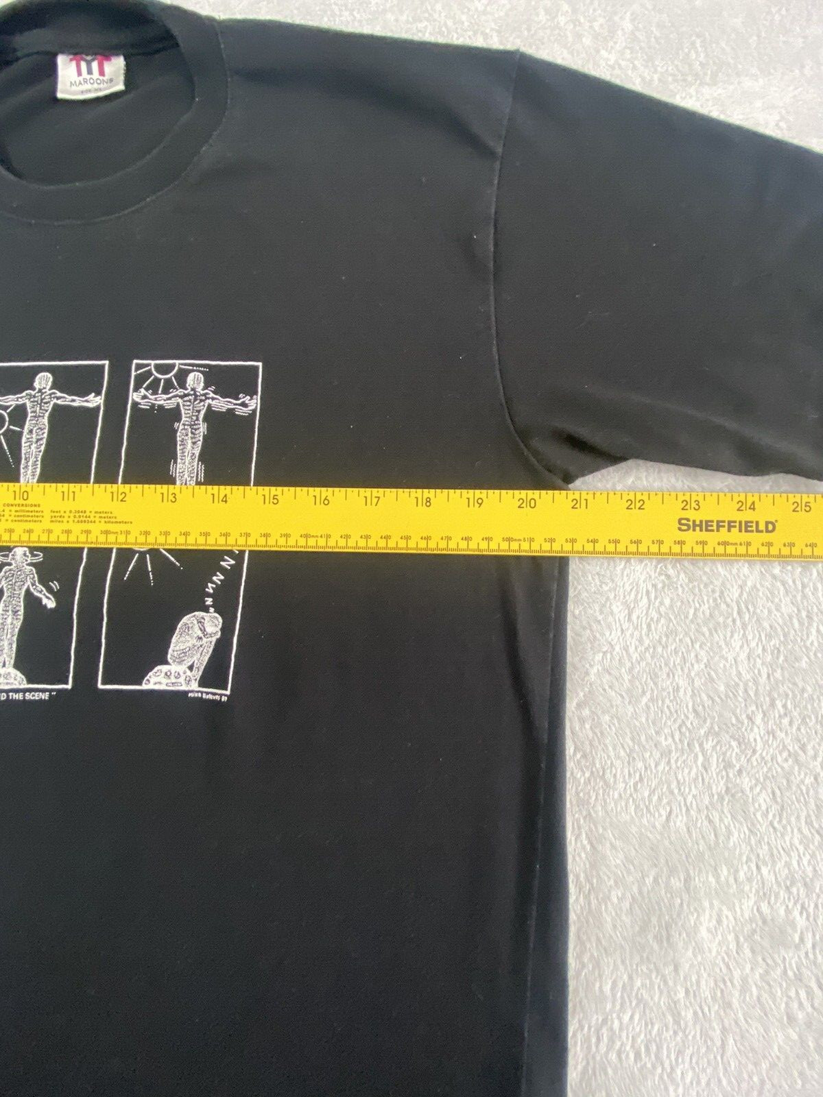 VTG University Of The Philippines Maroons Shirt Oblation XL Black Filipino 80s gallery