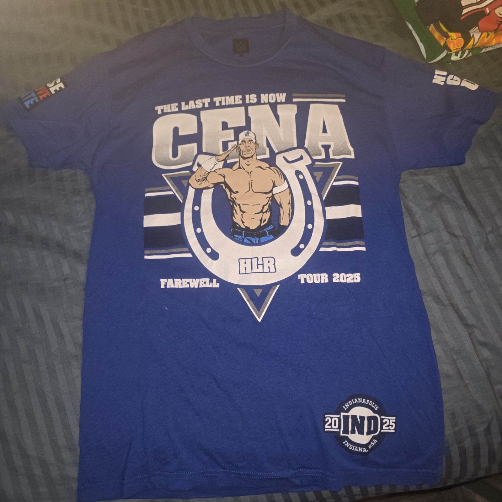 WWE John Cena Farewell Tour T-Shirt Indianapolis Royal Rumble, Size MED gallery