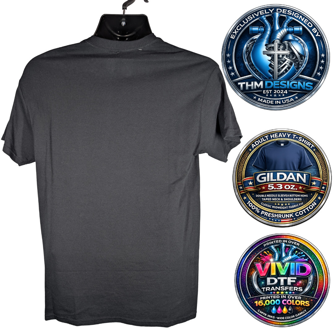 Back to the Faithful Christian Graphic Tee Gildan G500 Mens M NWT RTS gallery