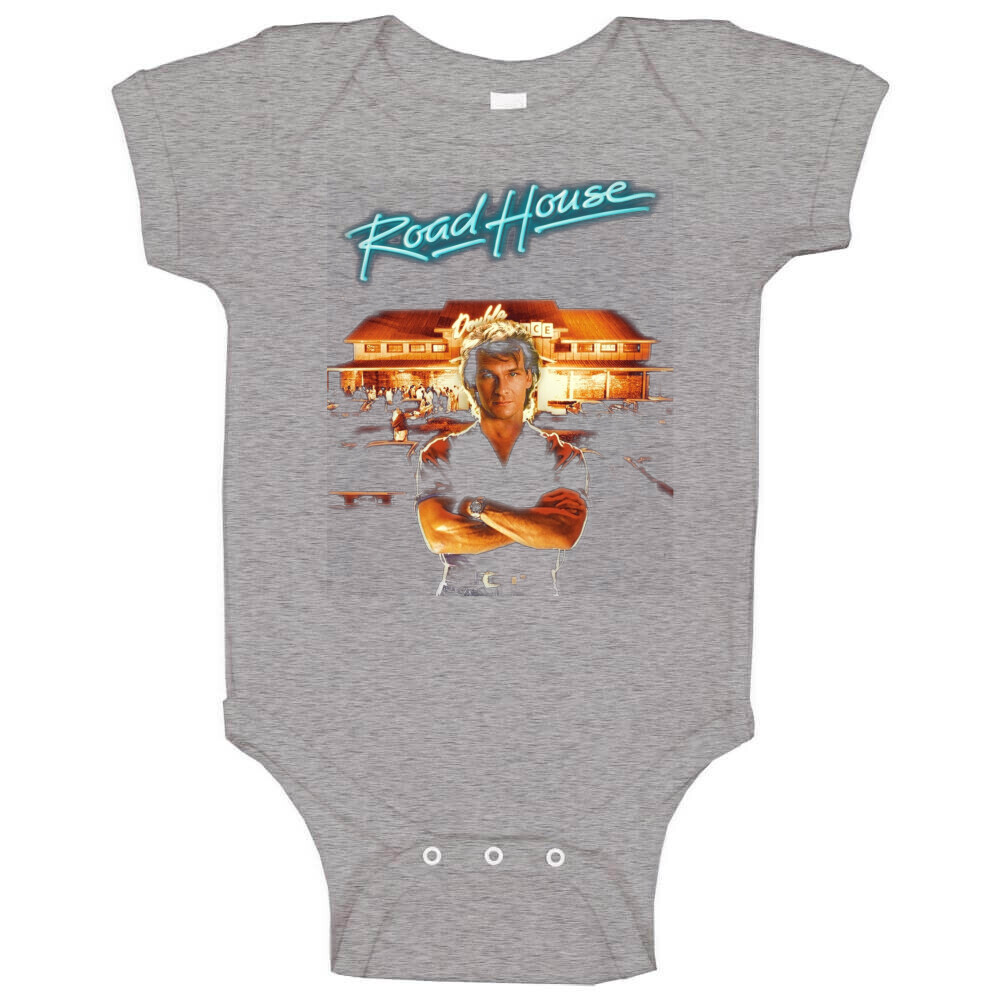 Roadhouse Patrick Swayze Retro 80's Movie Baby One Piece gallery