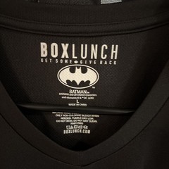 BOX LUNCH, BATMAN BRUCE WAYNE INDUSTRIES JERSEY, GOTHAM CITY, DC COMICS, Large