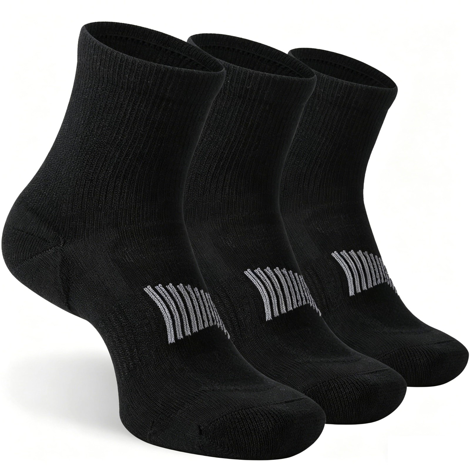 3 Pairs Merino Wool Socks for Men Business Casual Wool Ankle Thin Hiking Runn... gallery