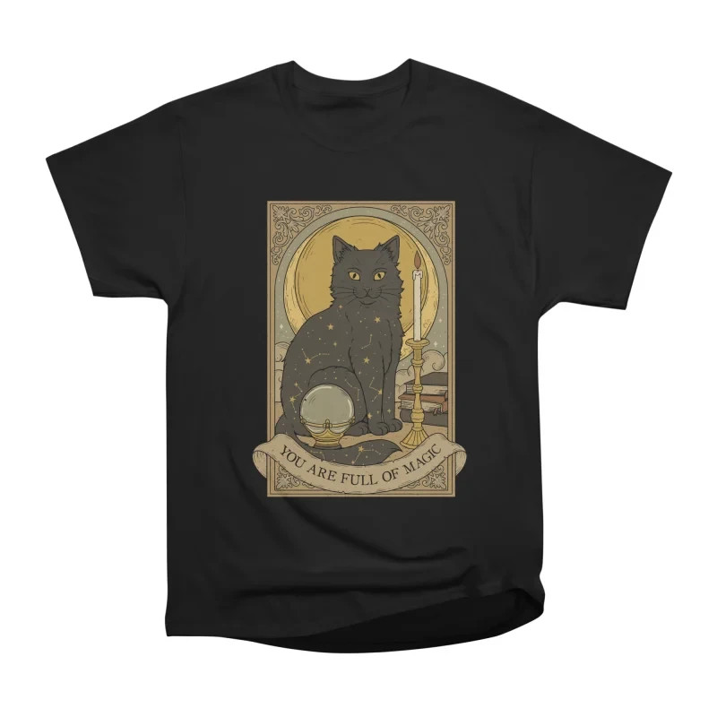 Full Of Magic Witchy Fantasy Spell Vintage Double Sided Tee