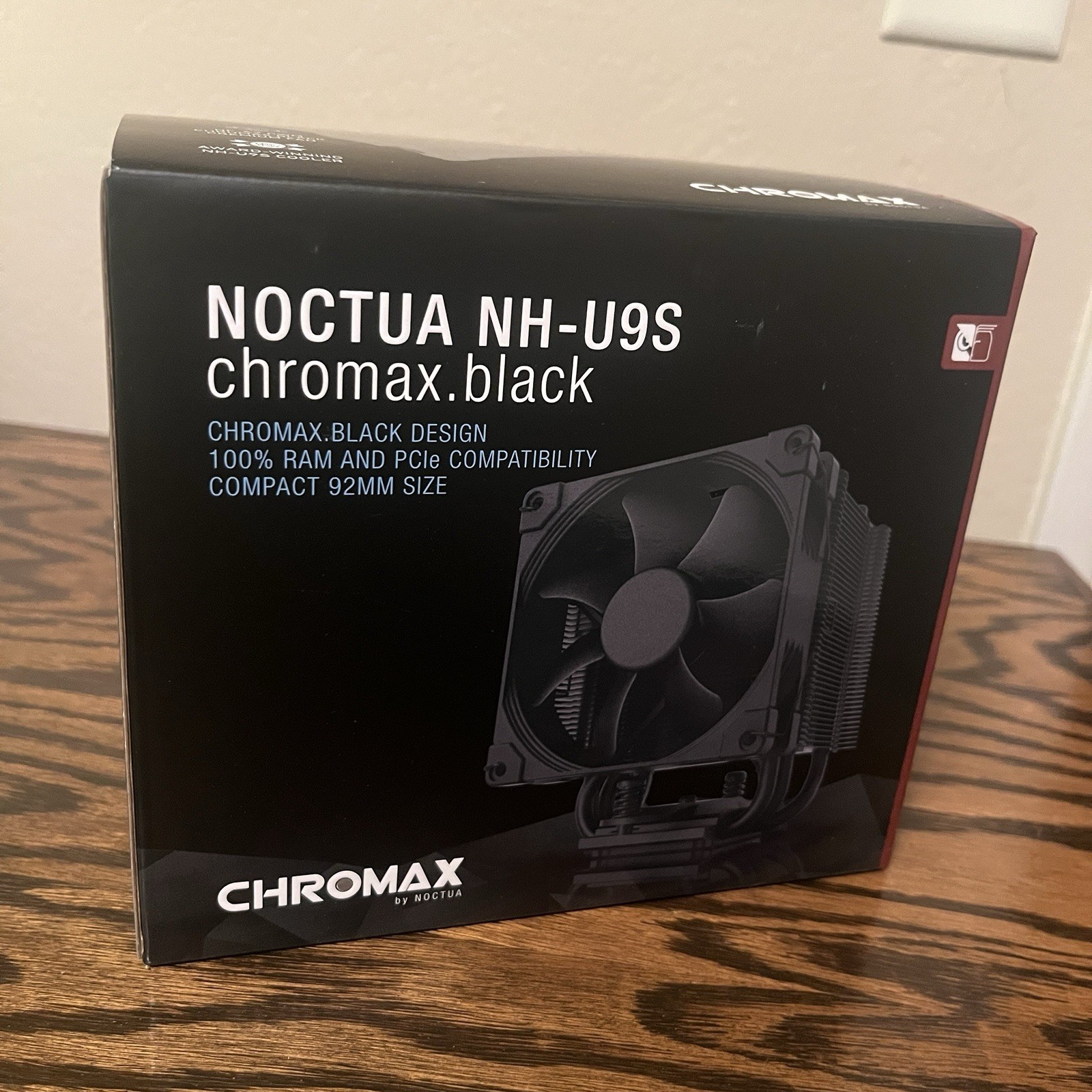 Noctua NH-U9S chromax.black CPU Cooler with Mounting Bracket – AMD/Intel