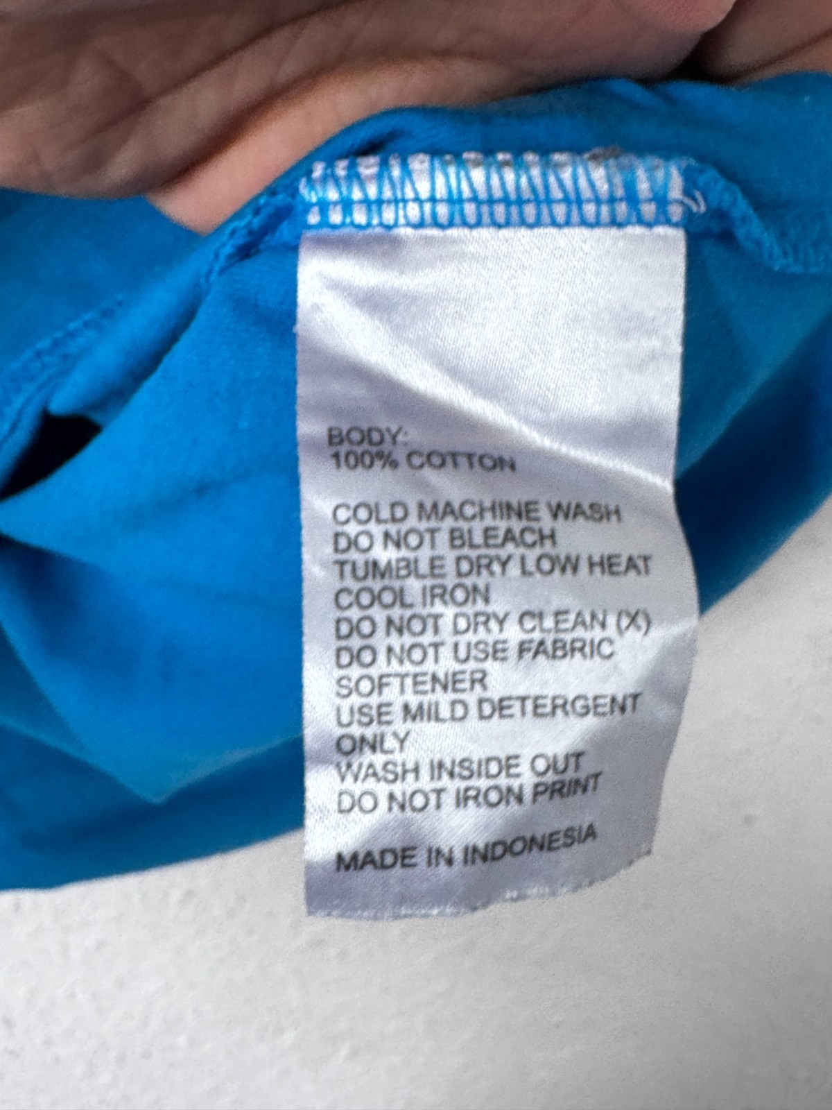 Adidas Men's Essential Logo T-Shirt - Blue - Size M - Cotton - CZ7511 gallery