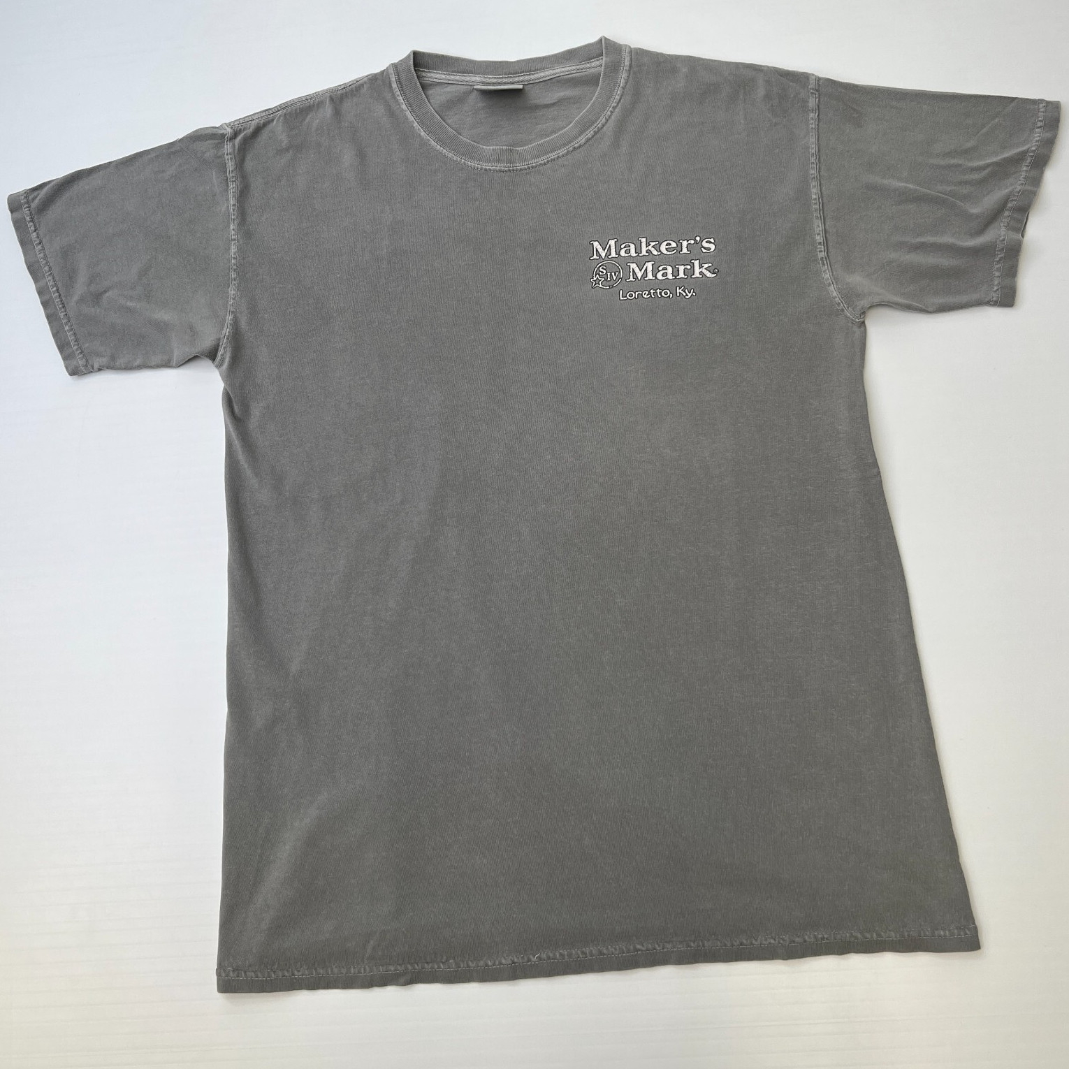 Maker’s Mark Shirt Men Medium Loretto KY S IV Drink Whisky Work Party Core Go