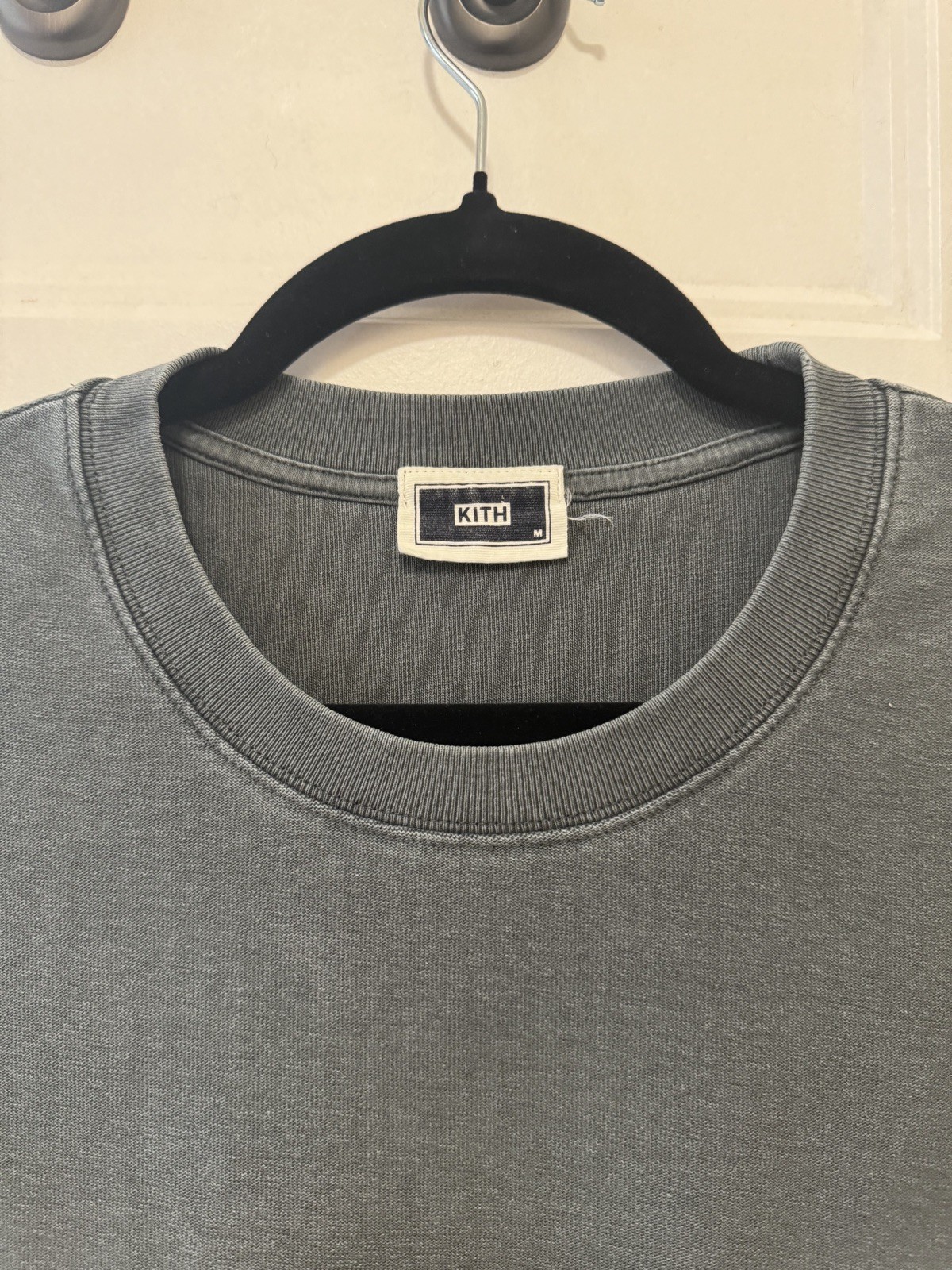 Kith Pocket T Shirt Charcoal Grey Mens L gallery