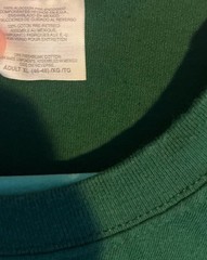 Hanes Beefy-T – Made in USA (components), Dark Green, 100% Cotton, XL