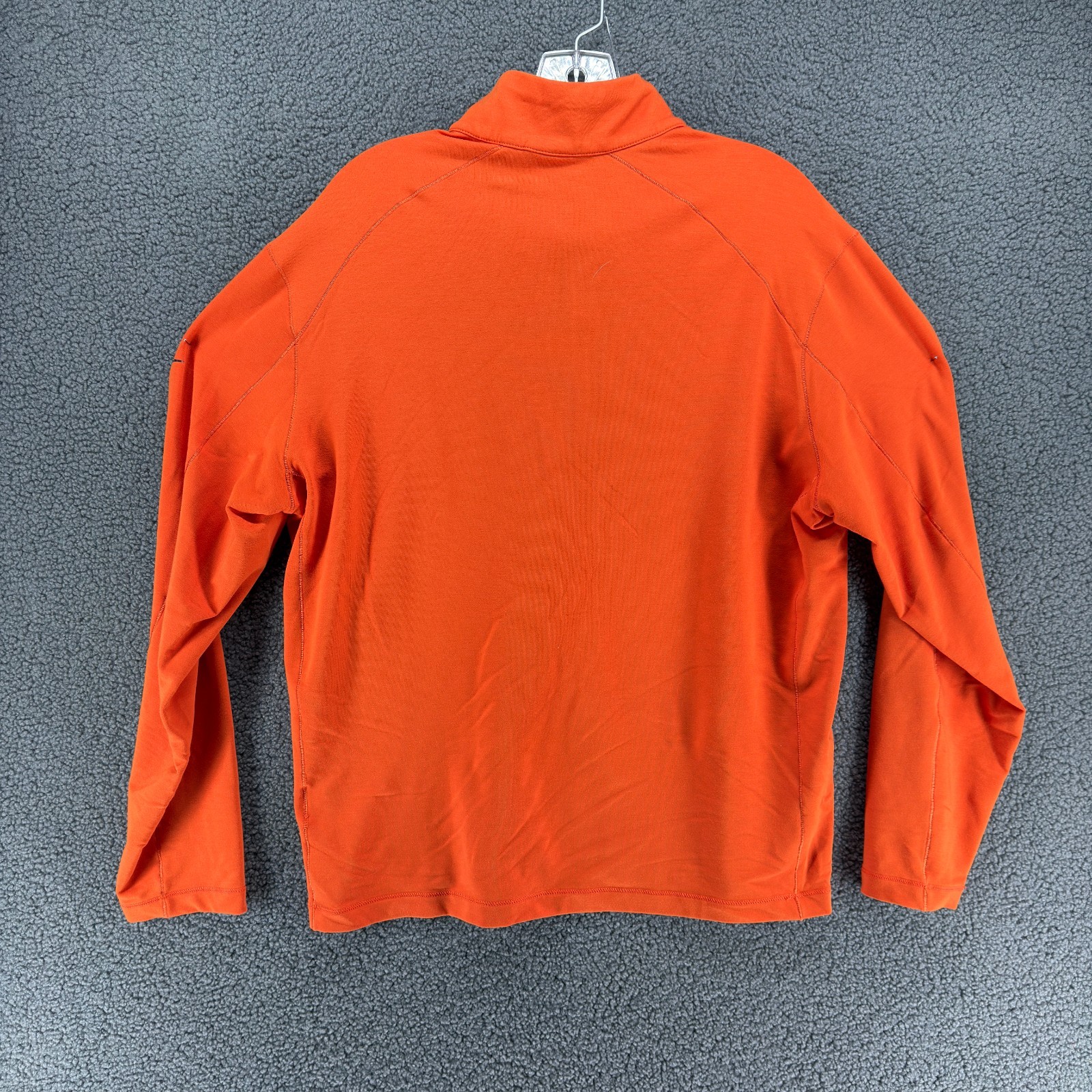 Nike Super Bowl XLIX 1/4 Zip Pullover Mens L Orange Dri Fit NFL Football Phoenix gallery