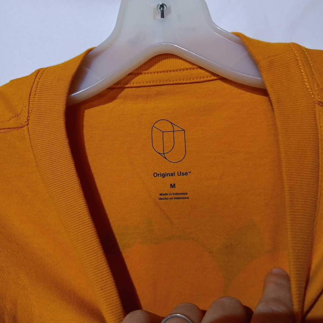 Original Use Graphic Tee Medium Yellow Zesty LS NWT gallery