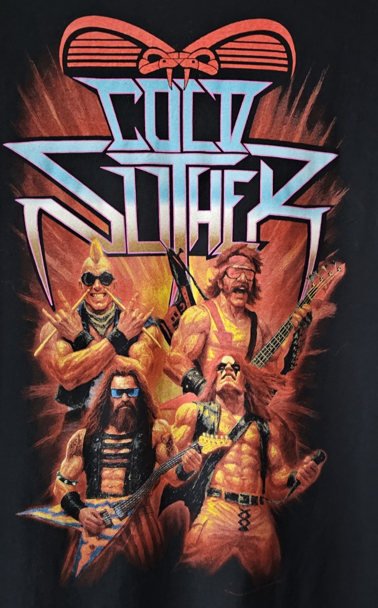 Cold Slither Heavy Metal Machine T-Shirt XL Black Double Sided Unisex GI Joe