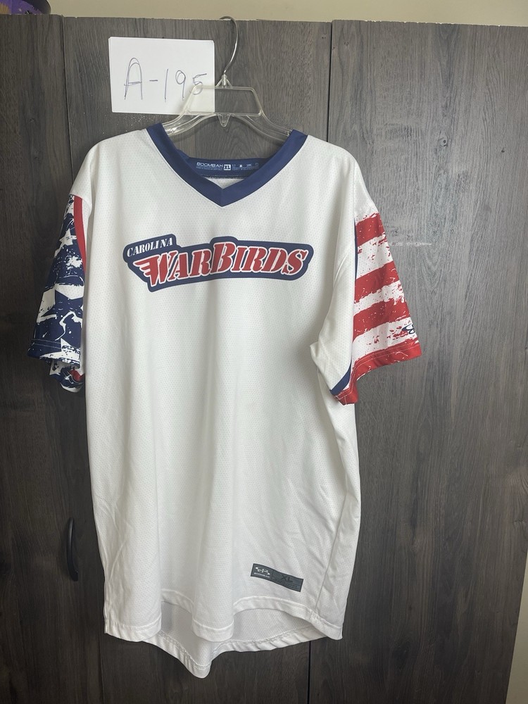 Vintage Carolina/ Wilson Warbirds Baseball Jersey Adult XL White Coach Jersey