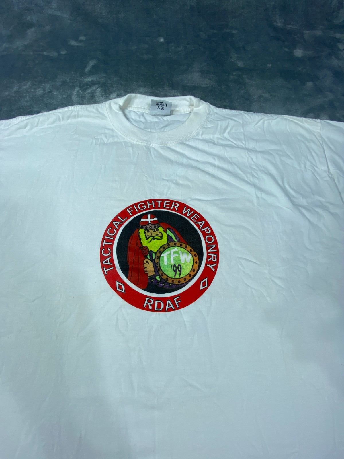 Tactical Fighter Weaponry T Shirt Mens XL White Graphic Military Tee Combat War gallery