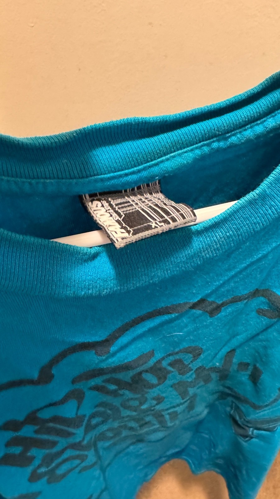 Vintage Famous Stars & Straps Shirt Mens XL Blue Hip Hop Stole My Youth gallery