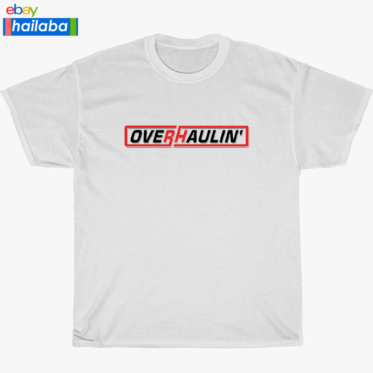 New Overhaulin Logo Black/Navy/Sport Grey/White Men's T-Shirt S-5XL gallery