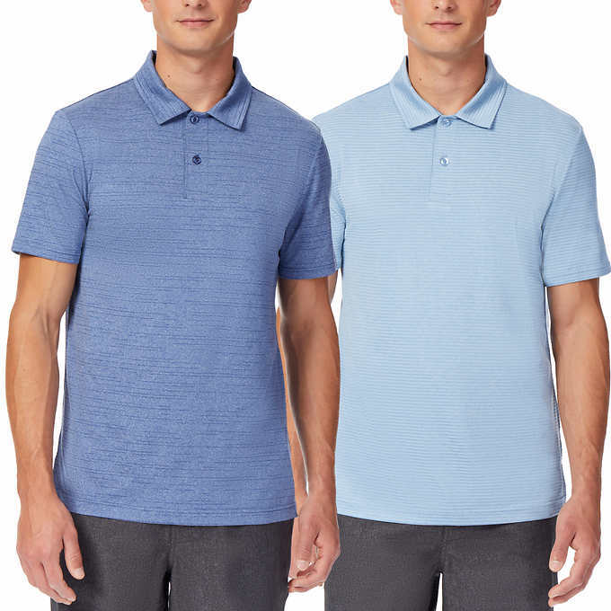 32 DEGREES Cool Men’s Polo Performance 2 Pack H34 gallery
