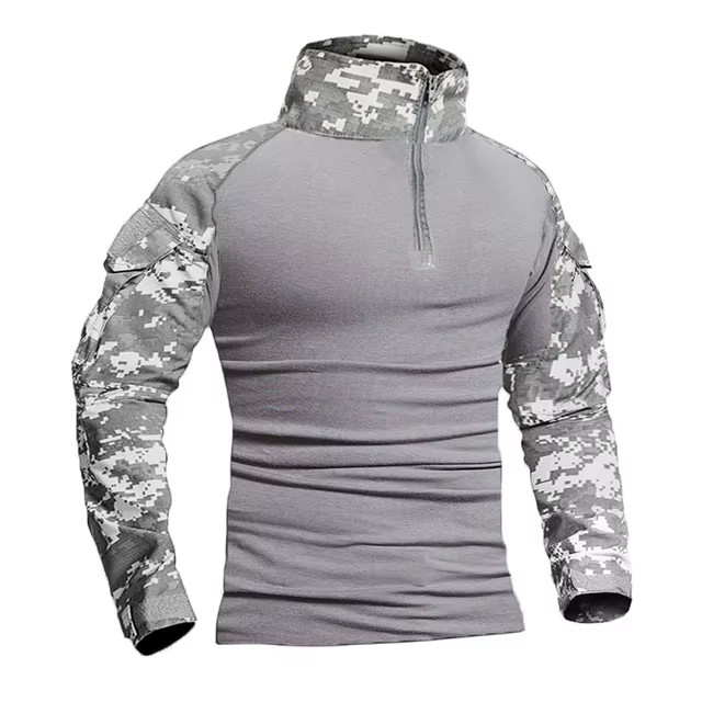 Tactical Combat Shirt Men Army Military Camo Long Sleeve Airsoft Hunting gallery