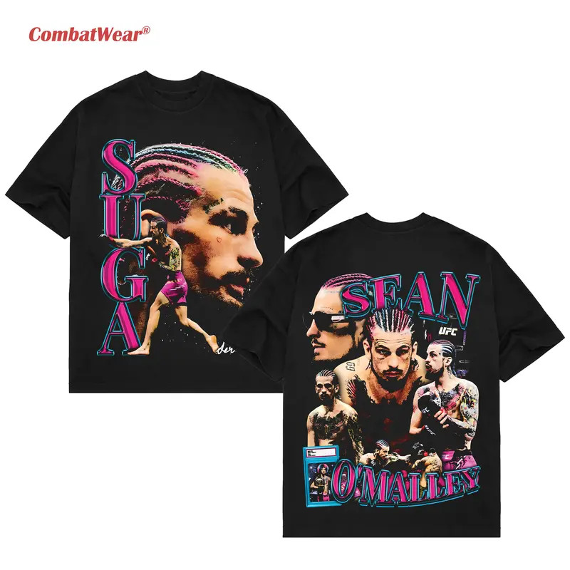 Sugar Sean O’Malley UFC T-Shirt World Champion Sports Gym Wear Workout Clothing