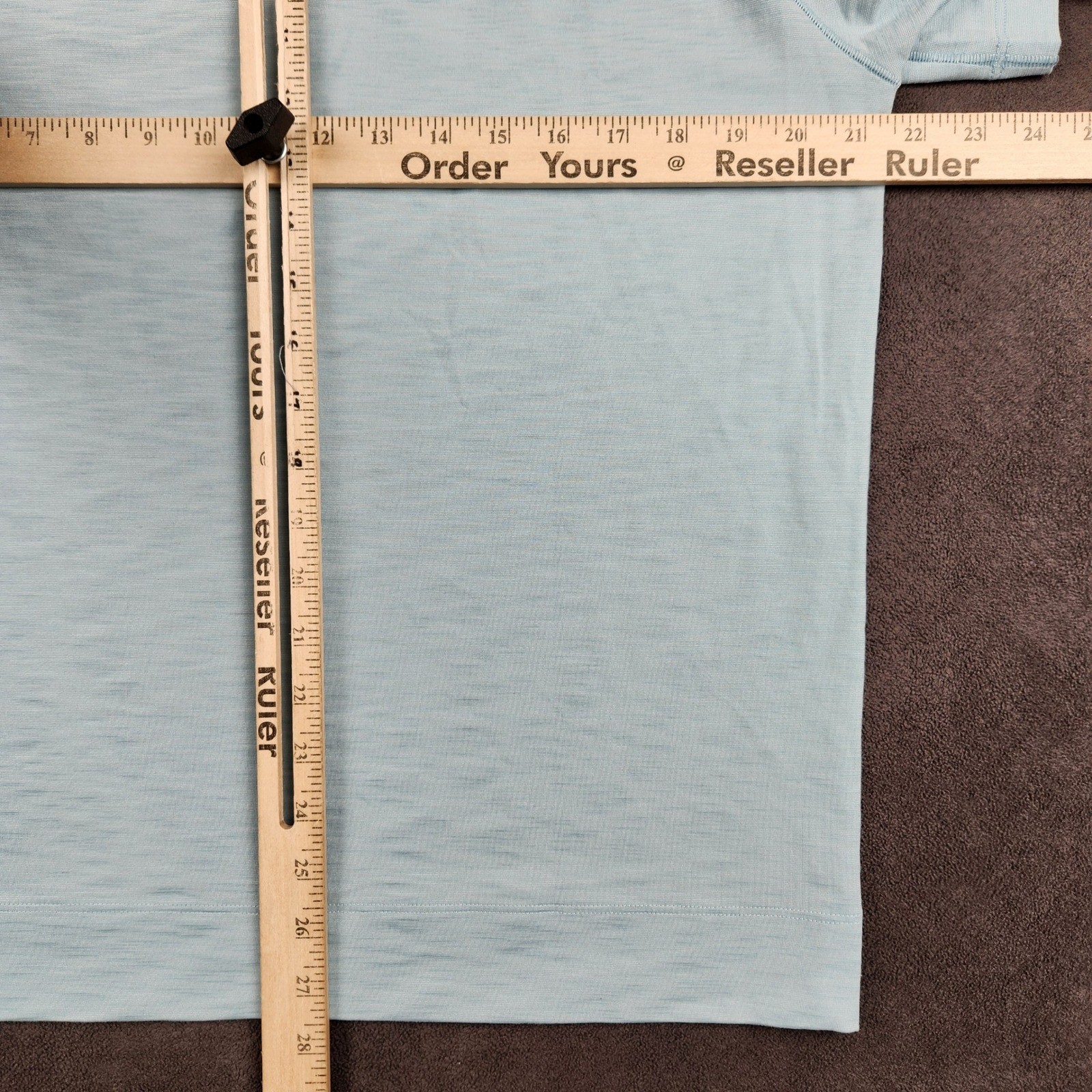 Lululemon Metal Vent Tech Henley 2.0 Shirt Mens XL Light Blue Short Sleeve gallery
