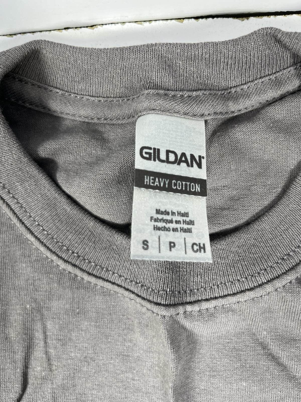 5 Pack Of Gildan Men’s Small Heavy Cotton Stylish T Shirt Plain Gray gallery
