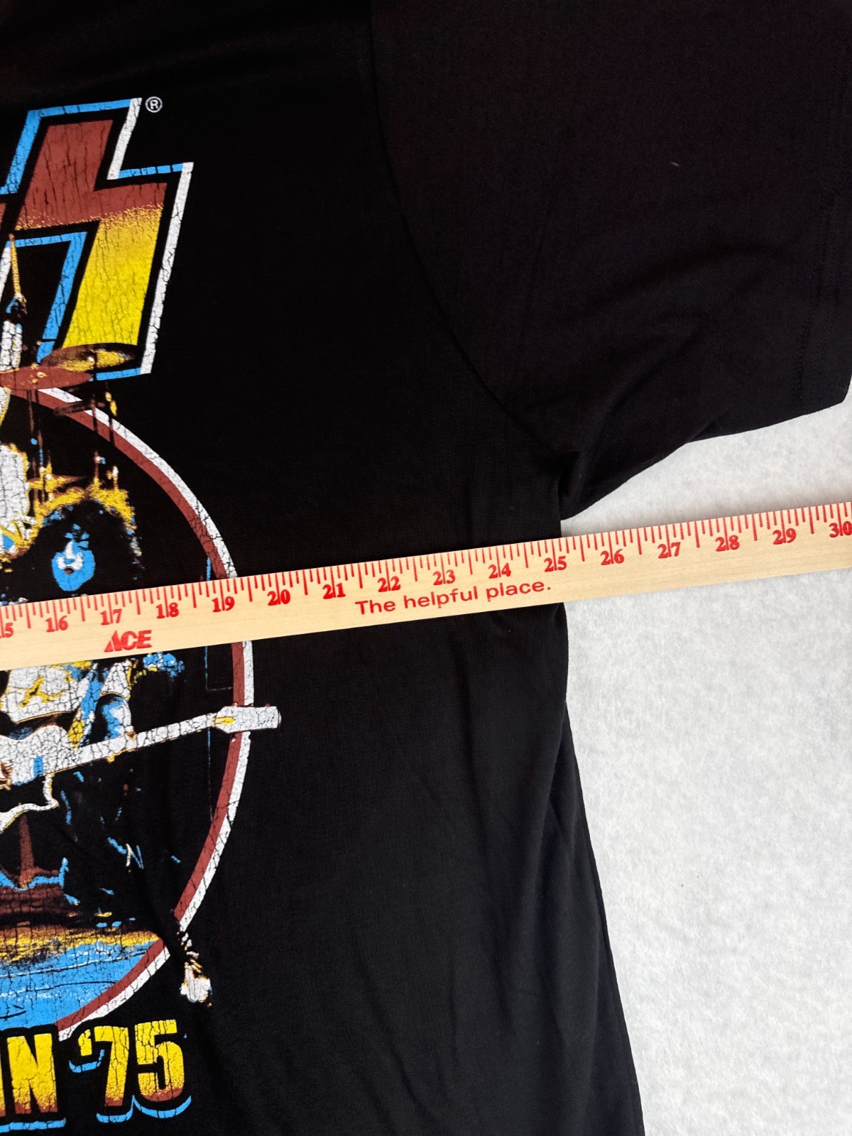 KISS Alive In 75 2XL Black Graphic Band Tour Shirt NWOT gallery