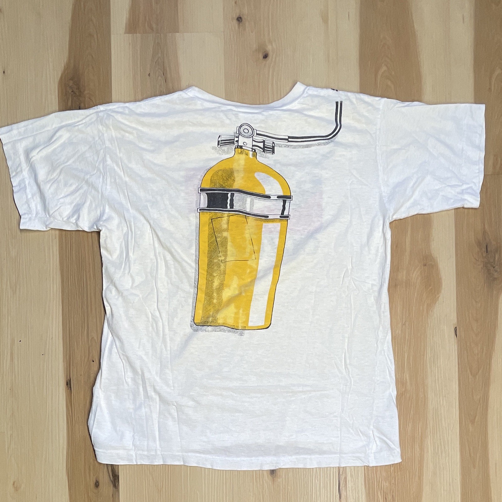 Vintage 90s Cozumel Scuba Diving Flag Single Stitch Tshirt Medium gallery