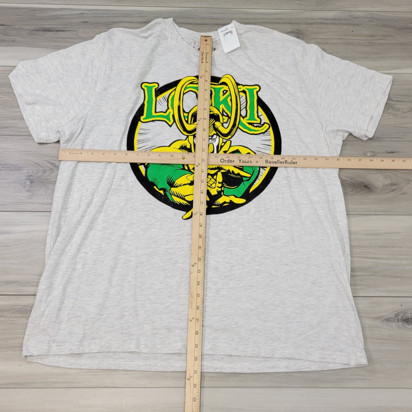 Marvel Comics Graphic T-Shirt Men's 3XLT Light Gray Loki New gallery